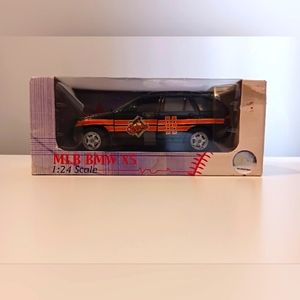 ❤4/$12 NIB Vintage Baltimore Orioles BMW  X5  Car 1:24 Scale